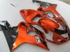 Пользовательские моторные обтекатели Bodykit для GSXR600 GSXR 750 600 04 05 GSX R600 K4 Оранжевые черные обтекивания Kit Guo