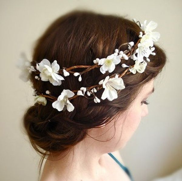 Festival Headband Daisy Flower Girl Boho Hippy Wedding White Daisy