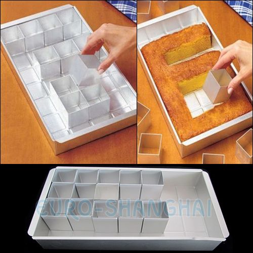 letters and numbers cake pan set