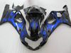 Blue/Black Fairing Kit для Suzuki GSXR 600 750 K1 GSXR600 01 02 03 GSX-R750 2001 2002 2003 SET SET SET