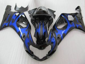 Conjunto de carenagens azul/preto para SUZUKI GSXR 600 750 K1 GSXR600 01 02 03 GSX-R750 2001 2002 2003