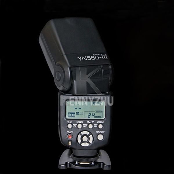 YONGNUO YN560III YN-560 III مصباح يدوي لاسلكي LCD فلاش Speedlite لكاميرا DSLR كانون نيكون بنتاكس