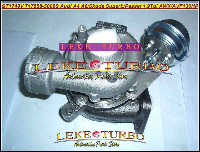 GT1749V 717858-5009S 717858-5008S 717858-0005 038145702G turbo turbocharger For Audi A4 A6 Skoda Superb Passat 2009- 1.9L Tdi AWX AVF 130HP