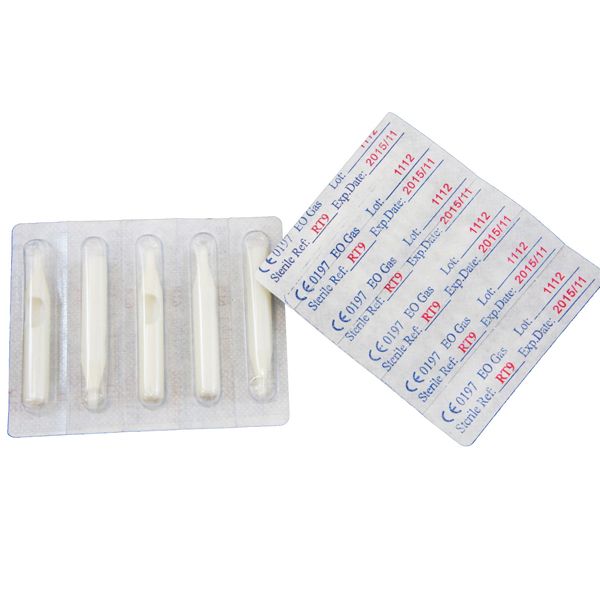 White Color Disposable Tattoo Tips Assorted Mixed Size For Tattoo Gun Needle Ink Grips Kits 