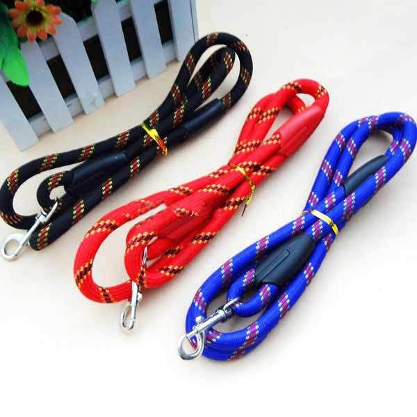 TOP Selling Brand New Shiny Leathery Pet Leash Rope Dog Leads Leashes