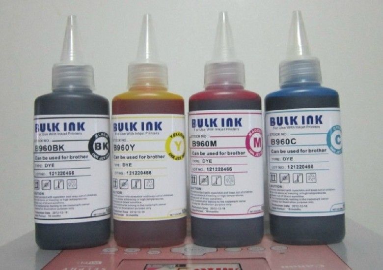 100ML Top Quality Refill Ink CISS Ink For Brother LC75/LC40/LC39/LC38 All Series Printer From