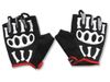 NEW SPAKCT Skull Bone Bicycle Gloves 3D Silicone GEL Half Finger A Pair Cycling