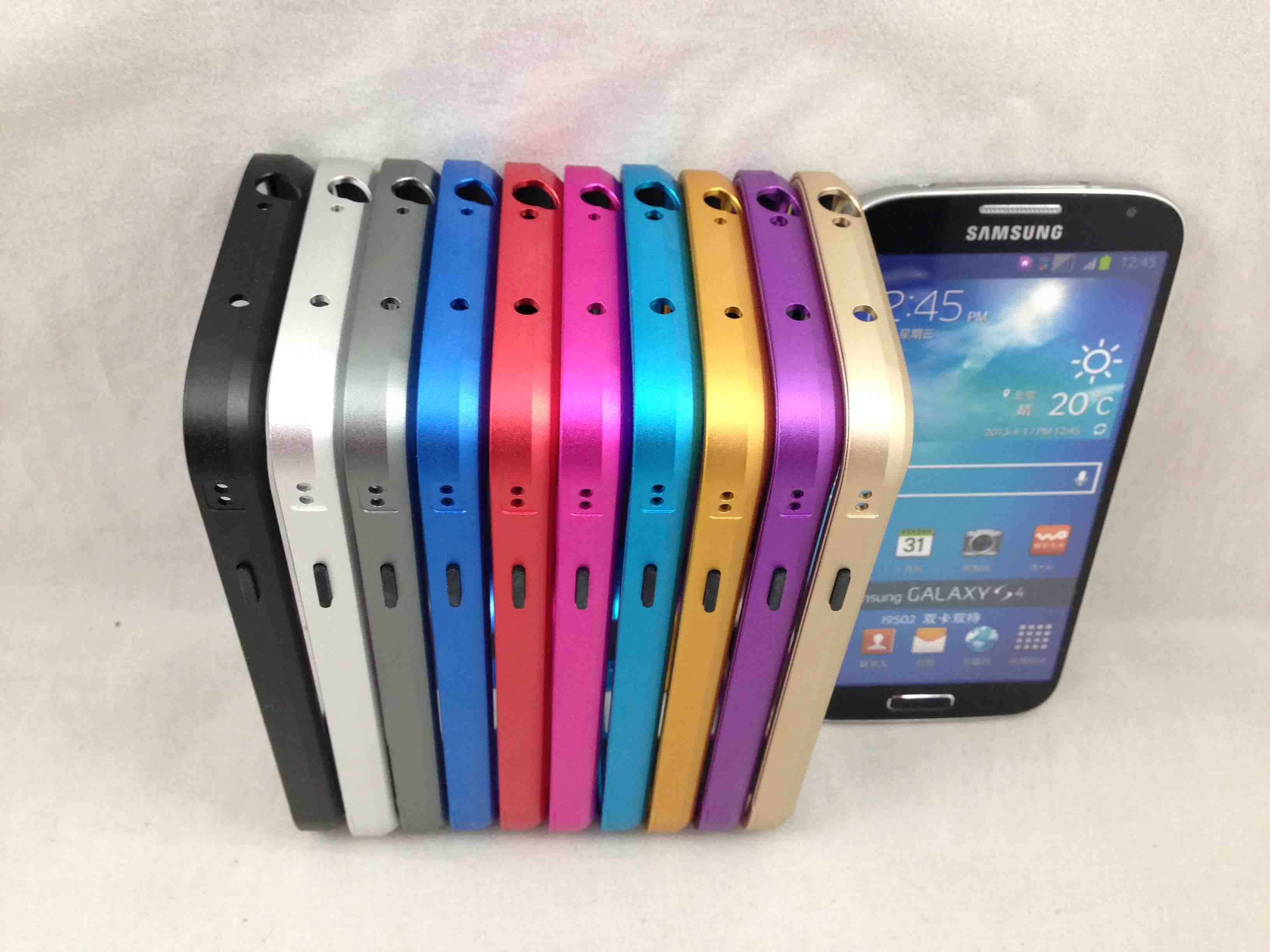 Free Dropshipping Aluminum Bumper Frame For Samsung Galaxy S4 I9500 S4 Retail Package From Digi