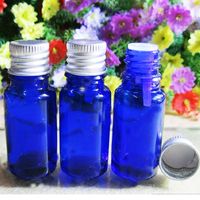 10pcs / lot 5ml botellas de vidrio reutilizables de colores frascos cuentagotas botella recargable vacía para la botella de perfume MINI de la fragancia