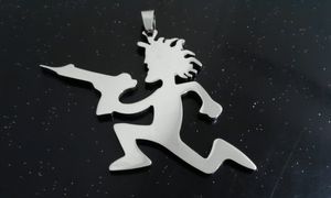 Stor 2''stainess Steel Psychopathic Charm ICP Hatchet Man Pendant Juggalo W / Chain Christmas Gift