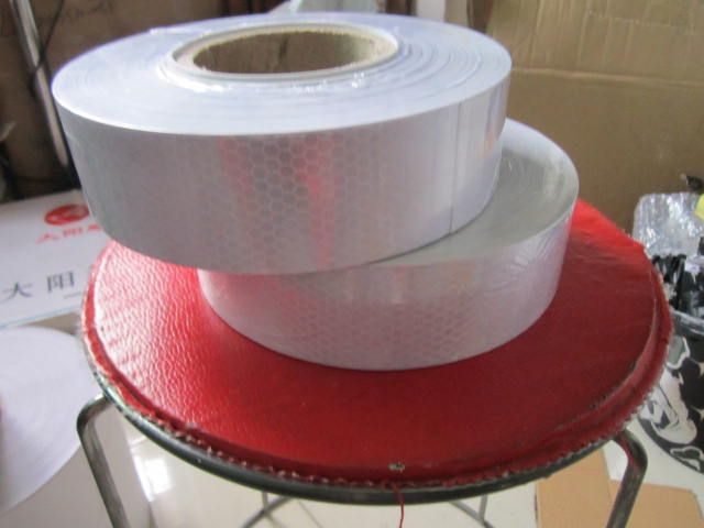 6 rolls /50M*5cm White Or Red Reflective Safety warning tape Vehicle Conspicuity Tape