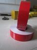 6 rollen / partij 50m * 5cm wit of rood reflecterende veiligheidswaarschuwing tape voertuig opvallende tape