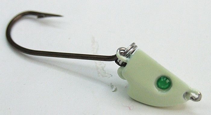 7G 105G 14G Fiske Jig Head Lead Head Hook Unik form gör mjuk bete flexibel svängande VMC -krok Fem färger för Sealakes FI4043197