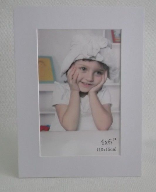 White Cardboard Photo Frame For 4x6 Photo / Paper Photo Frame From
