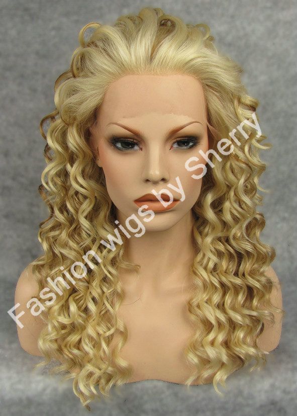 20 Long 613 27 Mix Blonde Curly Heavy Density Heat Friendly
