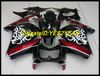 Fairing Body Kit för Kawasaki Ninja ZX250R ZX 250R 2008 2012 EX 250 08 09 10 11 12 Vita blommor Fairings Bodywork