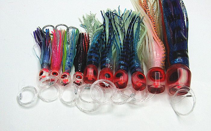 Esca da pesca Octopus Skirt Esche da gioco Esche tonno Traina Esca da pesca Esca morbida Linea di amo Suite PP esca morbida a tre dimensioni