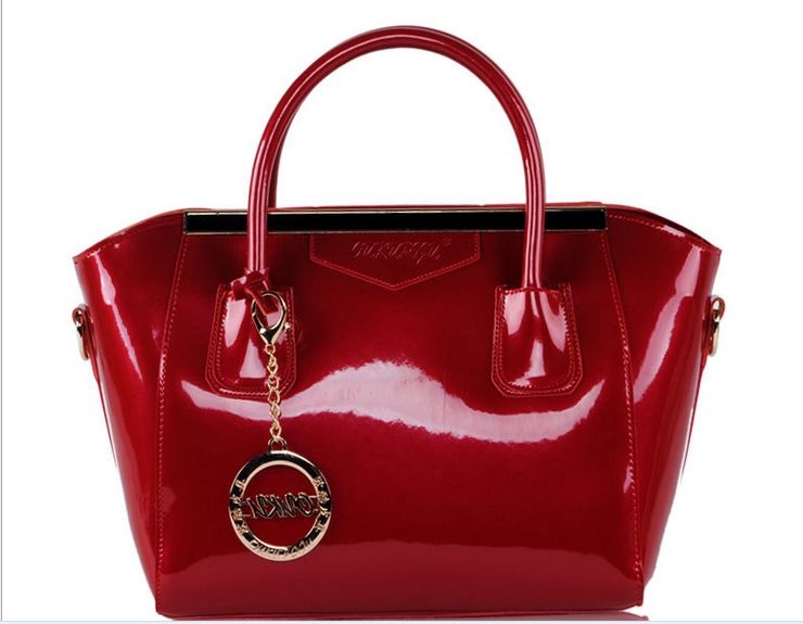Women&#39;S Handbags Shoulder Bag Shiny Patent Leather Elegant Fashion Handbags Messenger Bags ...