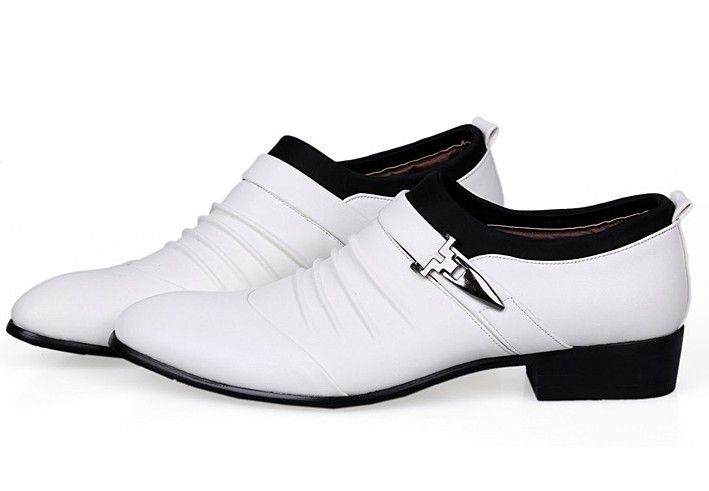 Men Dress Shoes Groom Wedding Shoes PU Leather Men Party Shoes ...