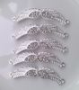 2013 Nuovo argento placcato lega di metallo cristallo strass ali d'angelo braccialetto connettori braccialetto fascini ricerca di gioielli amp Compon7101853
