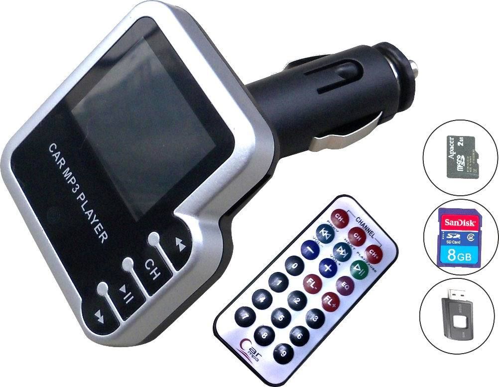 Car Music Player Car MP3 Player FM Transmitter With USB SD MMC Slot