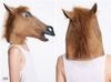 At başı maskesi gerçekçi ve ürpertici cadılar bayramı kostümü yenilik lateks kauçuk hayvan at cadılar bayramı maskesi 1pcslot2020529