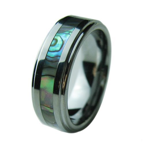 tungsten carbide mens ring wedding band color