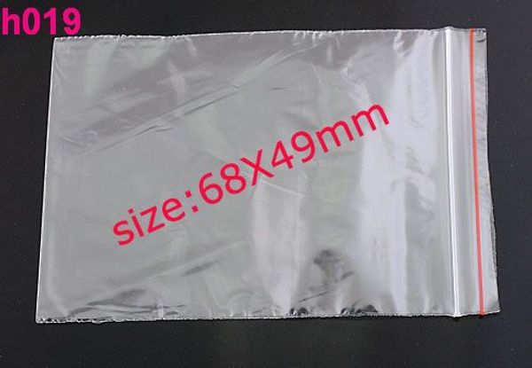 

1000pcs/lot reclosable Ziplock Zipper Lock Clear Plastic Poly bag jewelry food package