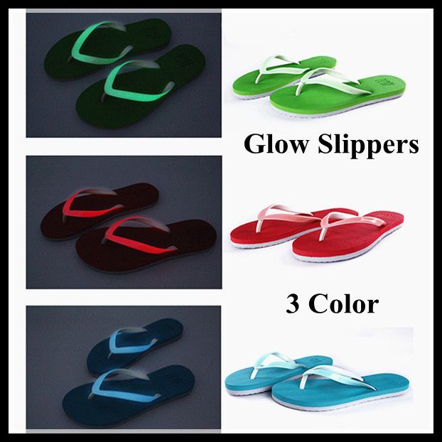2013 Glow Slippers Beach Slipper Special Novelty New Luminous Slippers ...