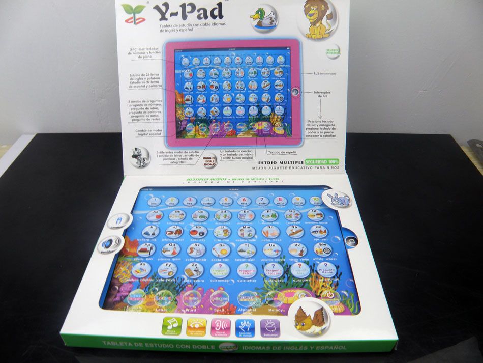 Learning Toys Online Sale Y Pad English & Spanish Bilingual Tablet , Y Pad Ypad Tablet Computer