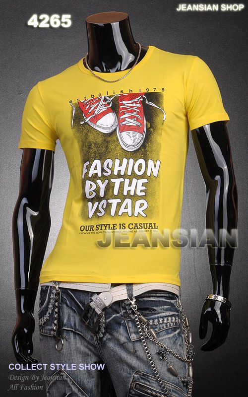 HOT NEW Mens Designer Shoes Printing Round Neck Casual T Shirts Tee