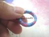 Blandad Polymer Clay Rings 6mm Bredd Barn Ring Partihandel 50st Fri frakt