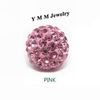 Groothandel 500 stks 10 mm Clay Pave Disco Ball Rhinestone Crystal Beads Meng kleuren voor DIY gratis schip