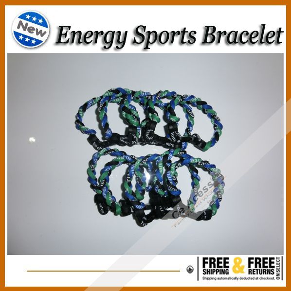 bracelets for women 3 ropes tornado germanium titanium fashion bracelet sports x45 athletes super version