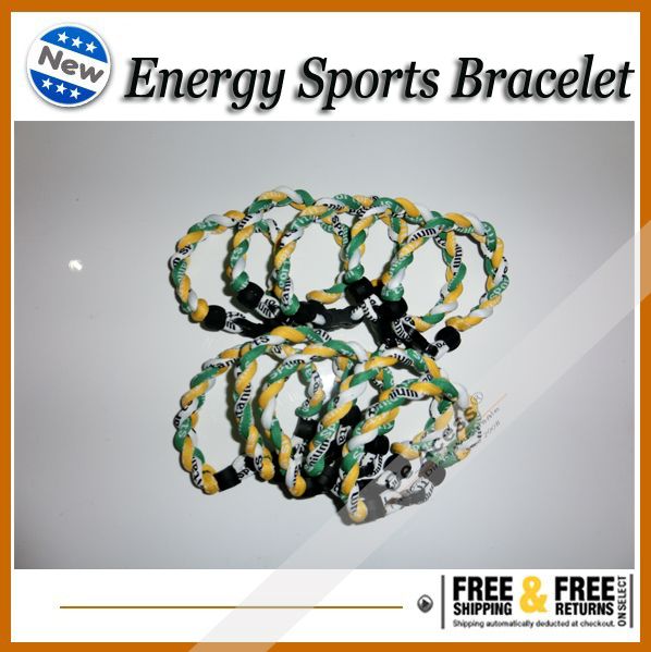 bracelets pour femmes 3 cordes tornade germanium titane bracelet de mode sport x45 athlètes super version