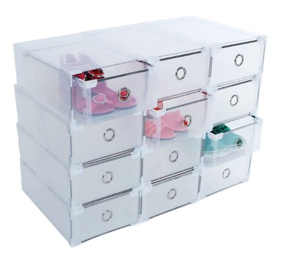 2020 Diy Plastics Pp Shoecase Home Storage Clear Shoe Boxes Drawer