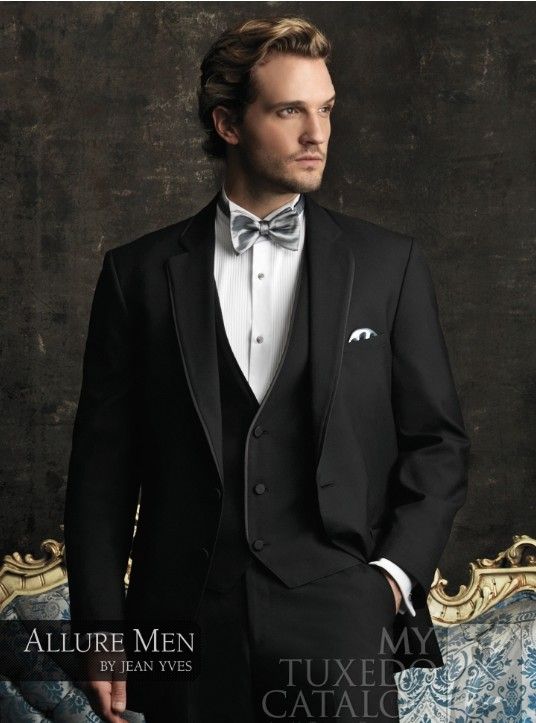 Mode noir bouton de remorquage marié porter des costumes d'affaires de cérémonie quotidienne formelle pour hommes veste + pantalon + gilet sur mesure