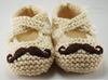 Beard shoes Baby shoes Crochet baby boy baby girl shoes shoes toddler shoes baby shoes 4 pairs Fit Babies aged 0-12 months