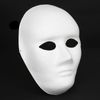 Pâte à papier plaine blanc mascarade masques adultes femmes bricolage beaux-arts peinture fête masques poids Net 40g 10 pcs/lot