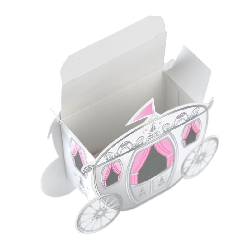 Enchanted Carriage Wedding Favor Boxes Fairy Tale Princess Baby Shower