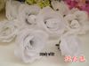 Silk Rose Flower Heads 100pcs Fake Flowers Camellia Peony Dia. 7cm för DIY Bridal Bouquet Wedding Centerpieces Konstgjorda dekorativa blommor