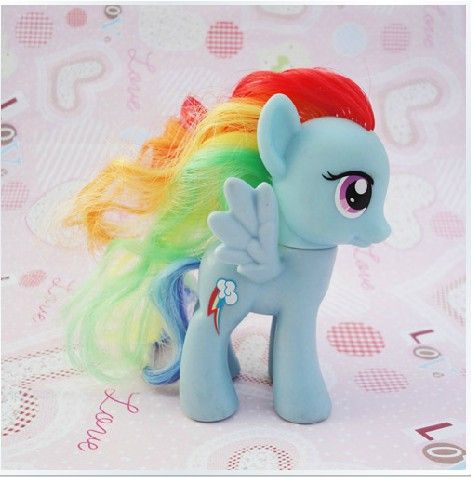 2020 Hot Sale Gift To Girls Boys Rainbow Hair Hasbro My Little