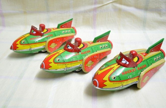rocket racer wind up toy