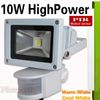 Floodlights 10W 20W 30W LED PIR Grey Shell Passiv infraröd rörelsesensor Flood Light eller Human Sensor Light för inomhus / utomhus säkerhetslampa