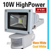 Floodlights 10W 20W 30W LED PIR Grey Shell Passiv infraröd rörelsesensor Flood Light eller Human Sensor Light för inomhus / utomhus säkerhetslampa