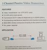 Cat5 cctv câmera bnc vídeo balun transceptor cabo de rede sem necessidade de energia 25 pares 50pcs6110029