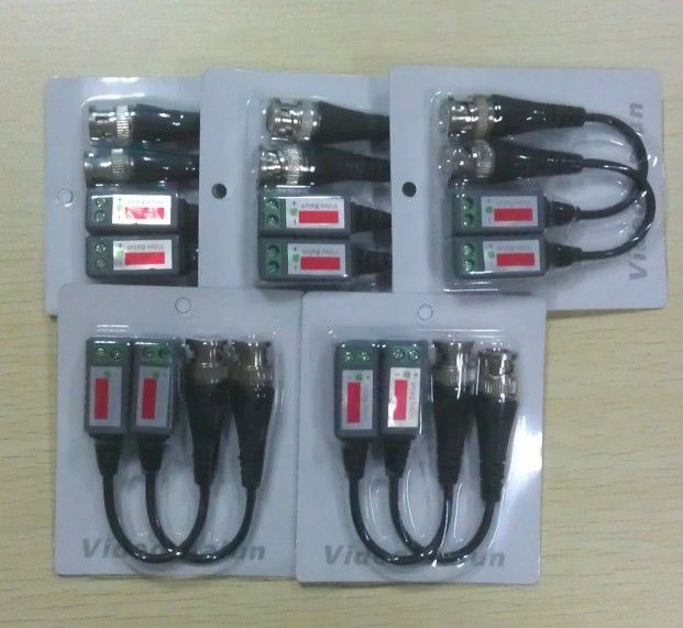 CAT5 CCTV Camera BNC Video Balun Transceiver Cable Network No power required 