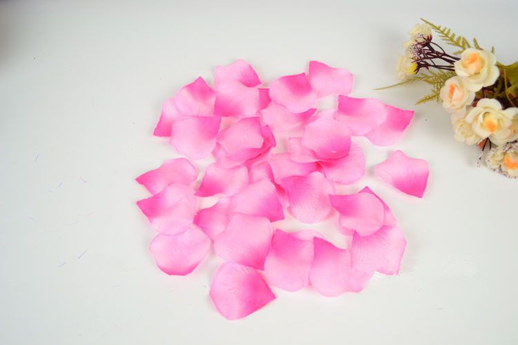 結婚式の装飾装飾ウェディングシミュレーションバラの花びら散在する花に織られていないベッドフラワー9色美しい販売5936409