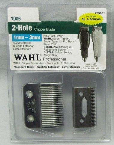 wahl taper blades