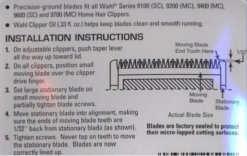 setting wahl clipper blades